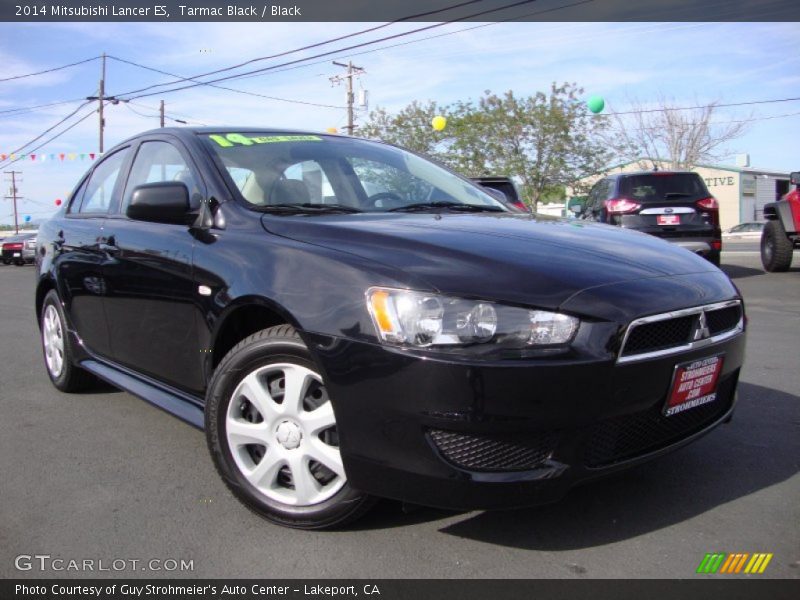 Tarmac Black / Black 2014 Mitsubishi Lancer ES