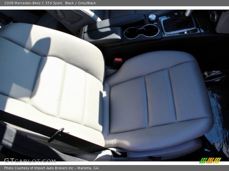 Black / Grey/Black 2008 Mercedes-Benz C 350 Sport