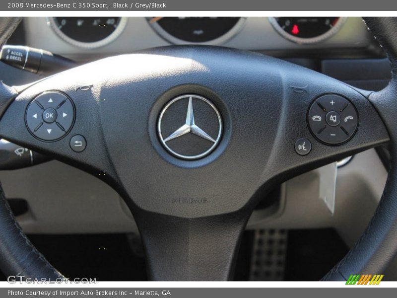 Black / Grey/Black 2008 Mercedes-Benz C 350 Sport