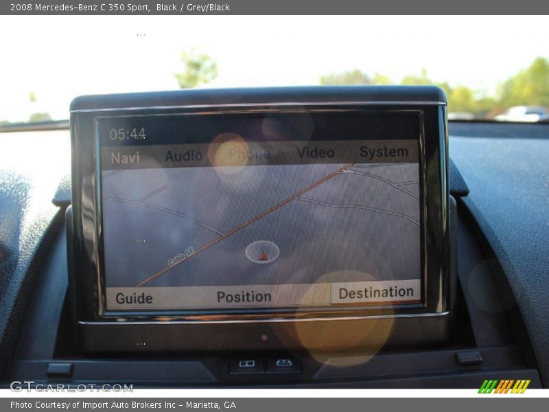 Black / Grey/Black 2008 Mercedes-Benz C 350 Sport
