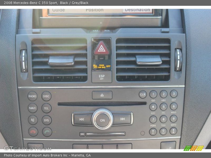 Black / Grey/Black 2008 Mercedes-Benz C 350 Sport