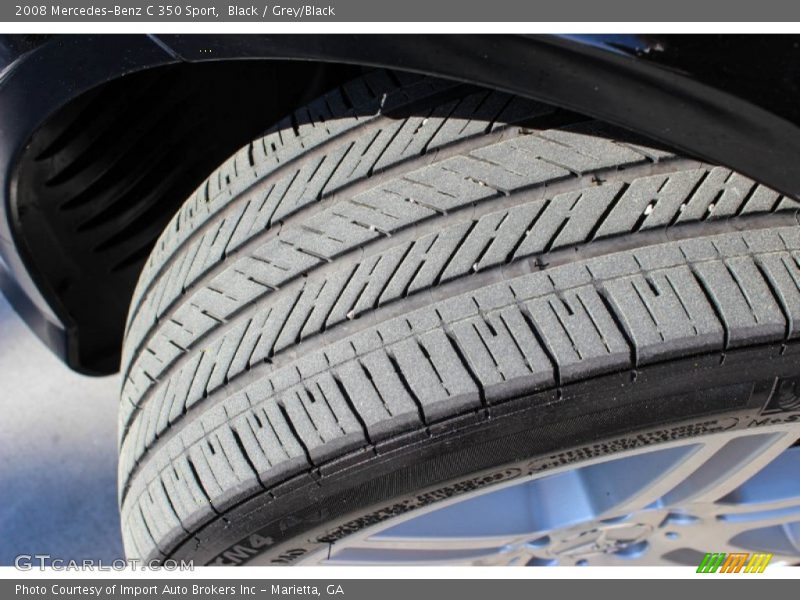 Black / Grey/Black 2008 Mercedes-Benz C 350 Sport