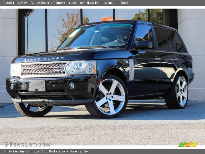 Java Black Pearlescent / Jet Black 2008 Land Rover Range Rover V8 Supercharged