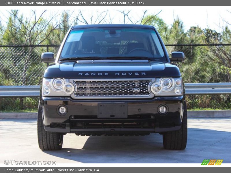 Java Black Pearlescent / Jet Black 2008 Land Rover Range Rover V8 Supercharged