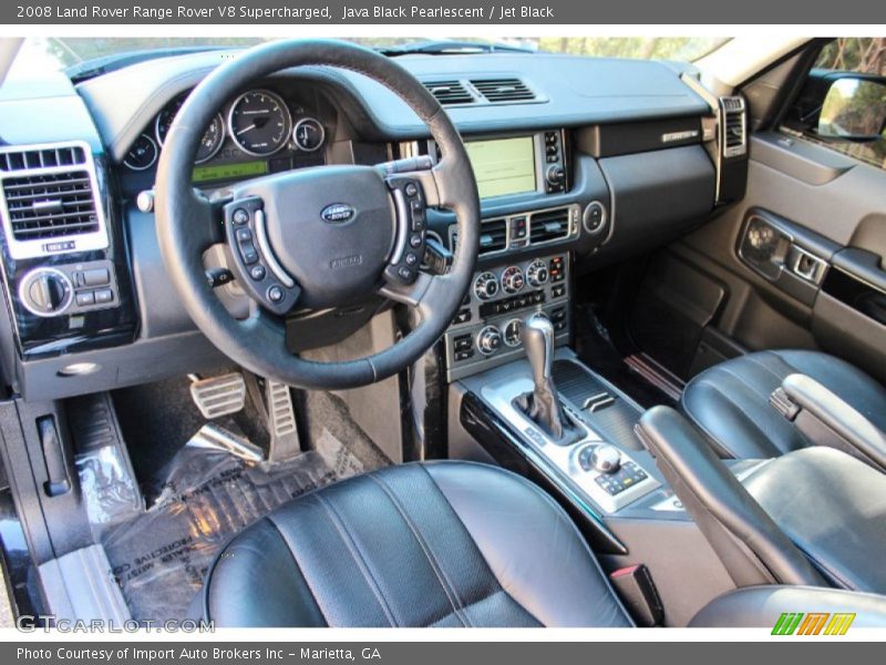 Java Black Pearlescent / Jet Black 2008 Land Rover Range Rover V8 Supercharged