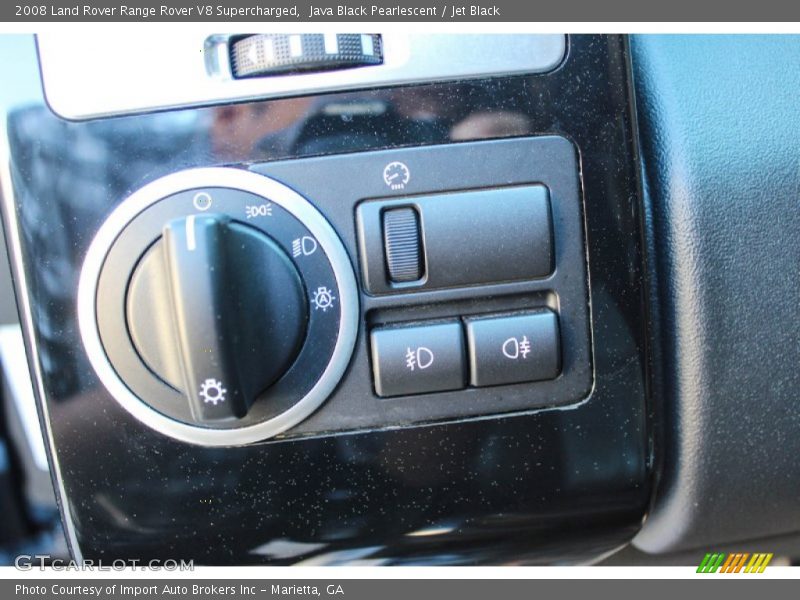 Java Black Pearlescent / Jet Black 2008 Land Rover Range Rover V8 Supercharged