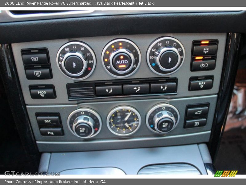 Java Black Pearlescent / Jet Black 2008 Land Rover Range Rover V8 Supercharged