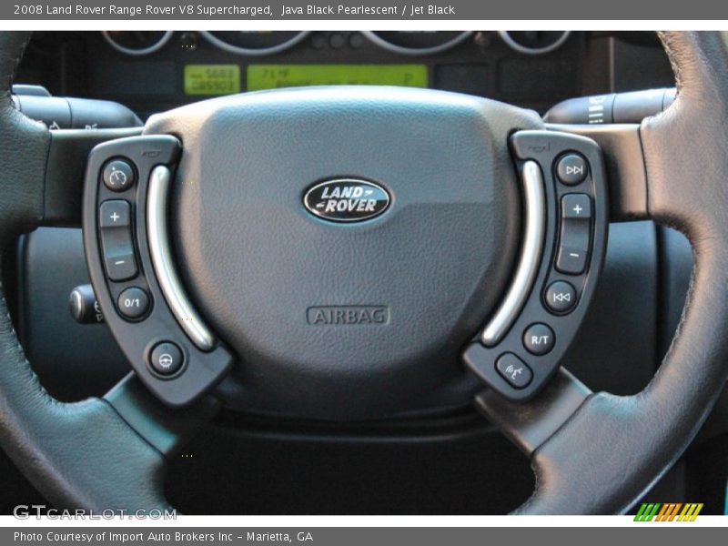 Java Black Pearlescent / Jet Black 2008 Land Rover Range Rover V8 Supercharged