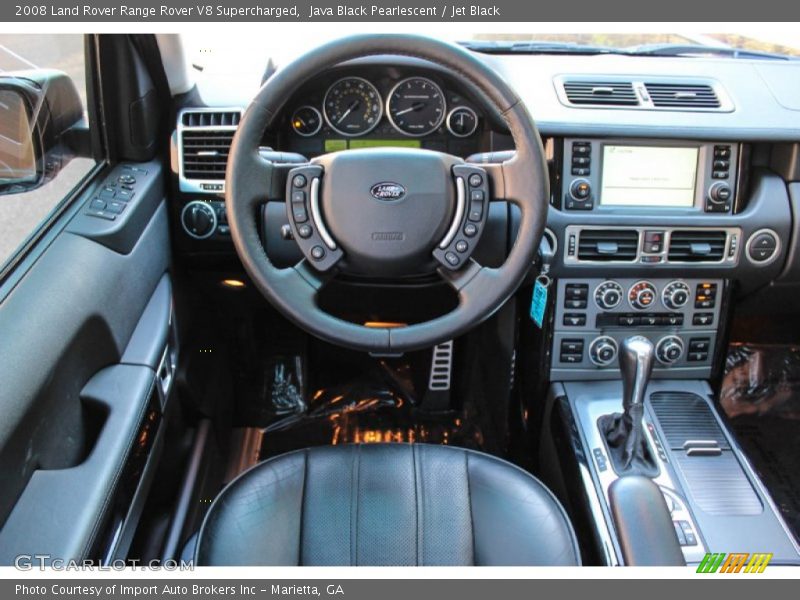 Java Black Pearlescent / Jet Black 2008 Land Rover Range Rover V8 Supercharged