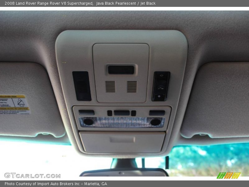 Java Black Pearlescent / Jet Black 2008 Land Rover Range Rover V8 Supercharged