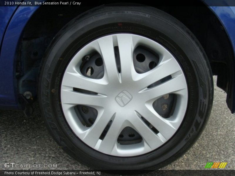 Blue Sensation Pearl / Gray 2010 Honda Fit