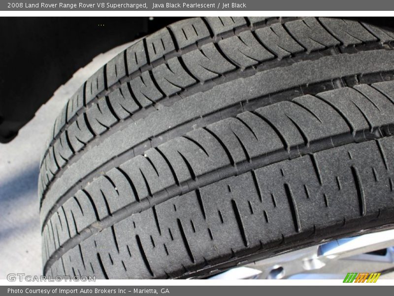 Java Black Pearlescent / Jet Black 2008 Land Rover Range Rover V8 Supercharged