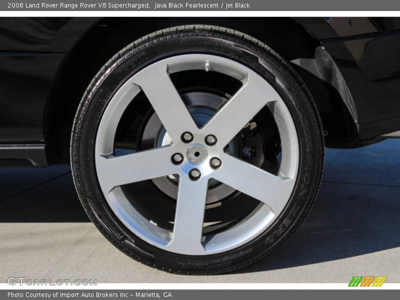 Java Black Pearlescent / Jet Black 2008 Land Rover Range Rover V8 Supercharged