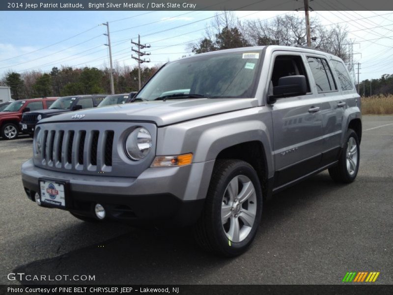 Bright Silver Metallic / Dark Slate Gray 2014 Jeep Patriot Latitude