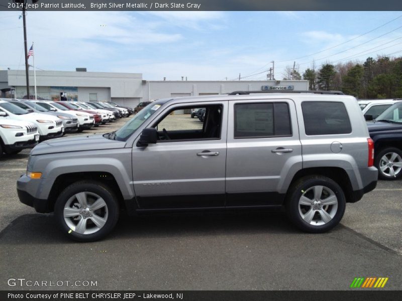 Bright Silver Metallic / Dark Slate Gray 2014 Jeep Patriot Latitude