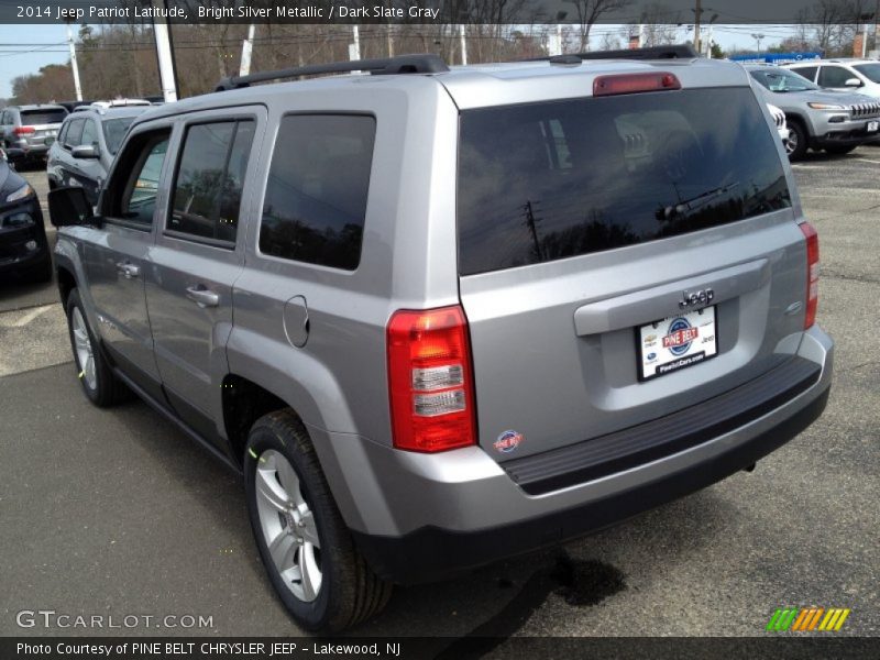 Bright Silver Metallic / Dark Slate Gray 2014 Jeep Patriot Latitude