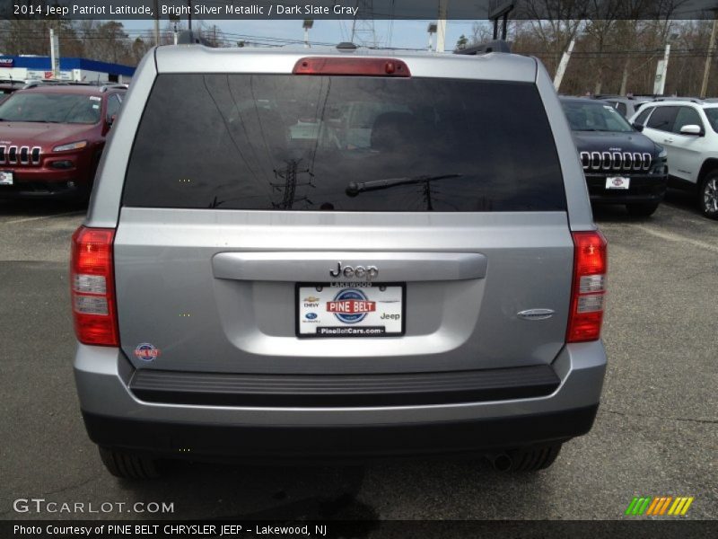 Bright Silver Metallic / Dark Slate Gray 2014 Jeep Patriot Latitude