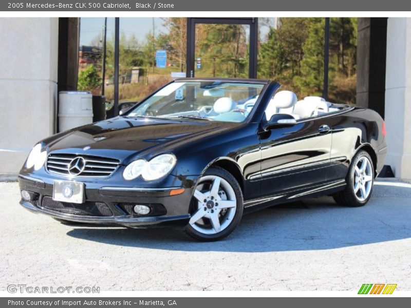 Front 3/4 View of 2005 CLK 500 Cabriolet