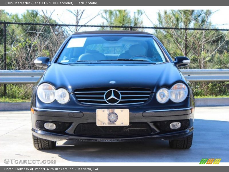 Black / Stone 2005 Mercedes-Benz CLK 500 Cabriolet