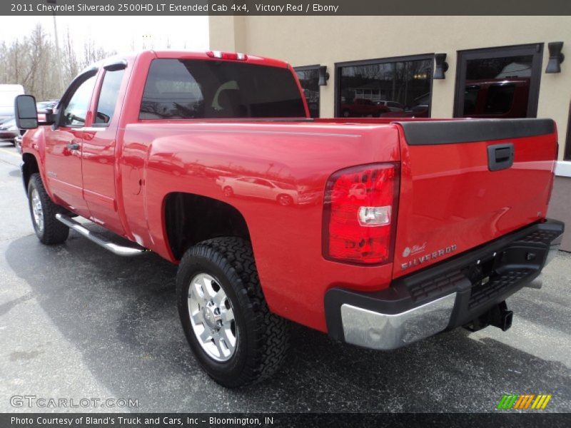 Victory Red / Ebony 2011 Chevrolet Silverado 2500HD LT Extended Cab 4x4