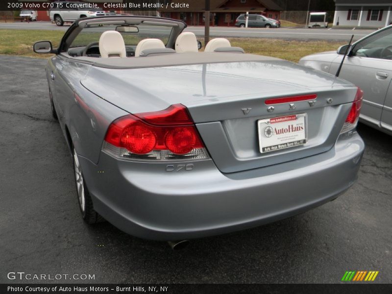 Celestial Blue Metallic / Calcite 2009 Volvo C70 T5 Convertible