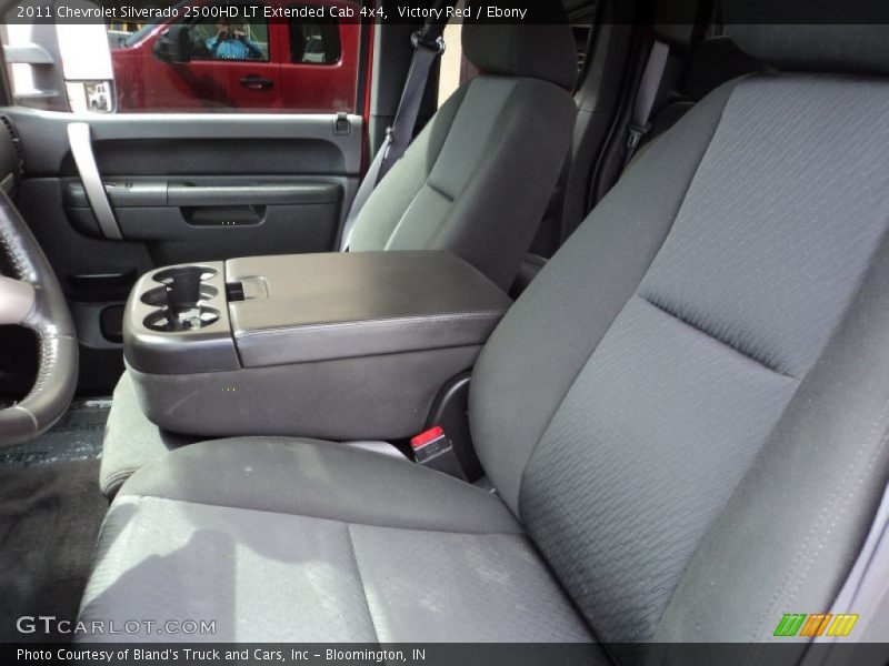 Victory Red / Ebony 2011 Chevrolet Silverado 2500HD LT Extended Cab 4x4
