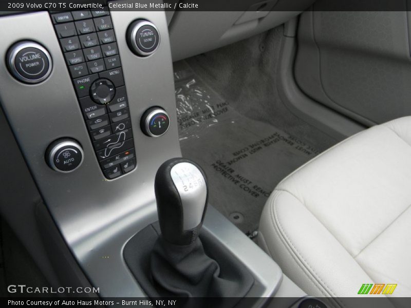 Celestial Blue Metallic / Calcite 2009 Volvo C70 T5 Convertible