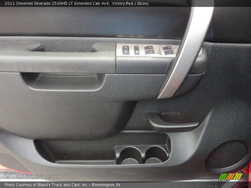 Victory Red / Ebony 2011 Chevrolet Silverado 2500HD LT Extended Cab 4x4