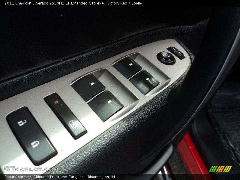 Victory Red / Ebony 2011 Chevrolet Silverado 2500HD LT Extended Cab 4x4