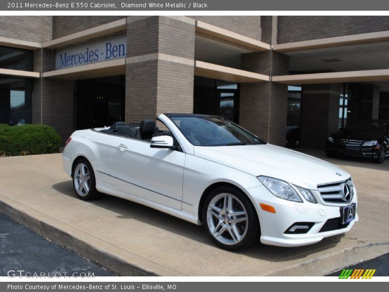 Front 3/4 View of 2011 E 550 Cabriolet