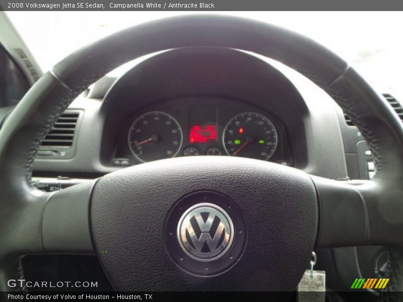 Campanella White / Anthracite Black 2008 Volkswagen Jetta SE Sedan