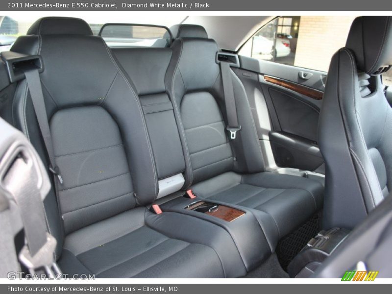 Rear Seat of 2011 E 550 Cabriolet