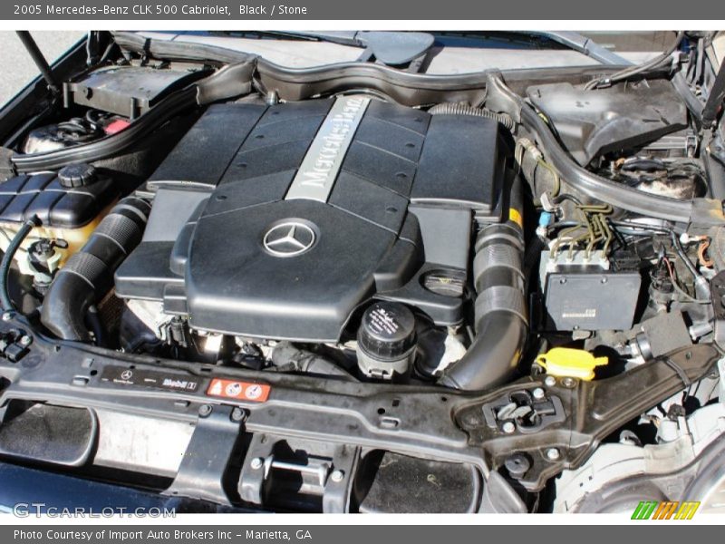  2005 CLK 500 Cabriolet Engine - 5.0L SOHC 24V V8