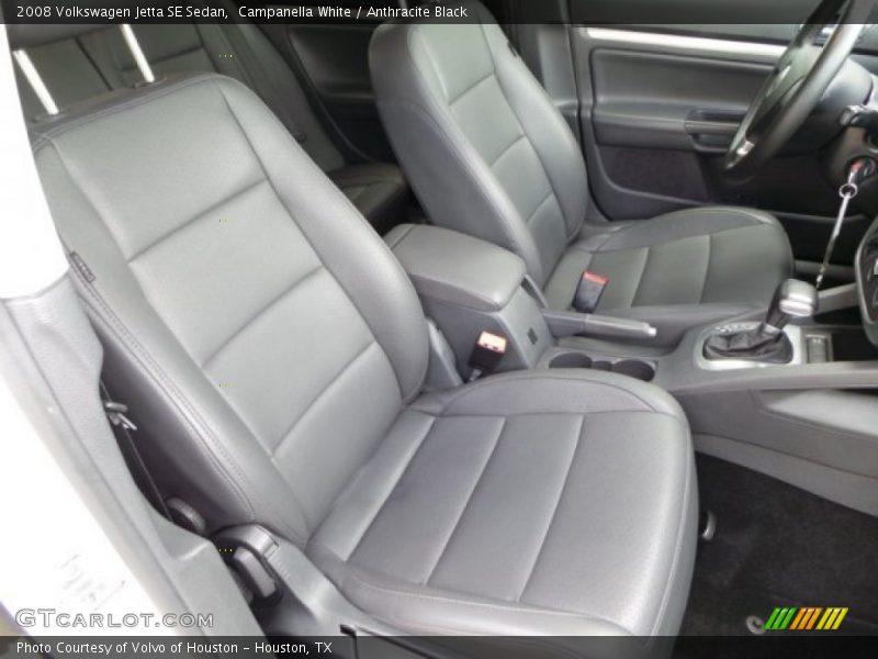 Campanella White / Anthracite Black 2008 Volkswagen Jetta SE Sedan