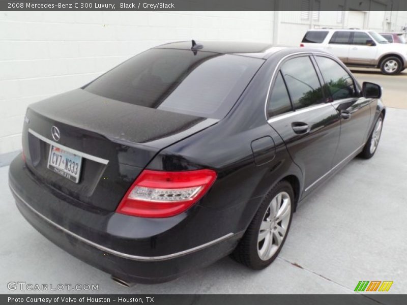 Black / Grey/Black 2008 Mercedes-Benz C 300 Luxury