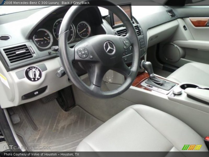 Black / Grey/Black 2008 Mercedes-Benz C 300 Luxury