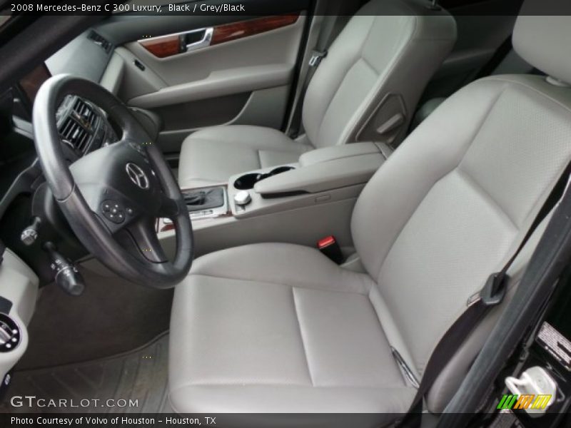 Black / Grey/Black 2008 Mercedes-Benz C 300 Luxury