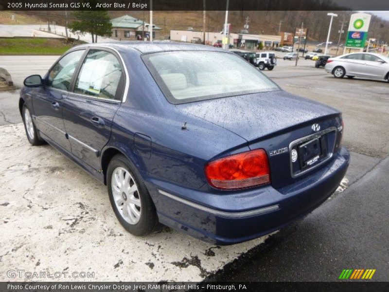Ardor Blue / Beige 2005 Hyundai Sonata GLS V6