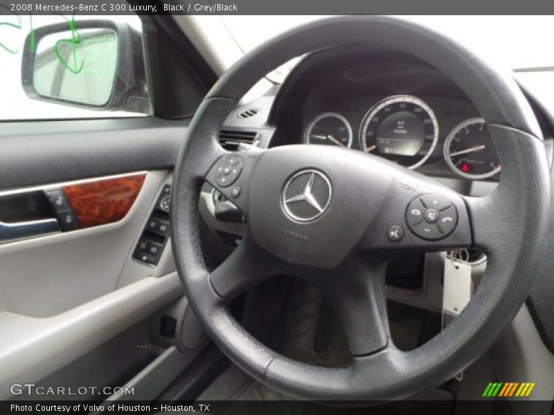 Black / Grey/Black 2008 Mercedes-Benz C 300 Luxury