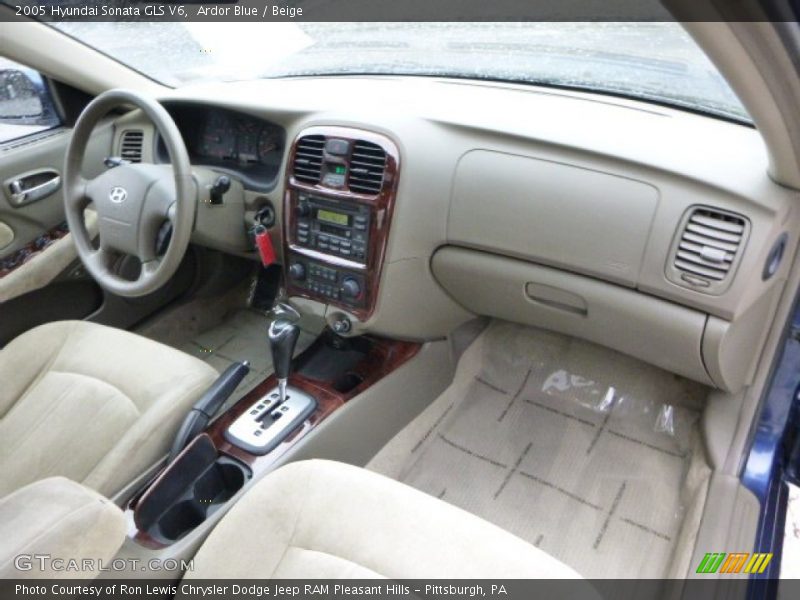 Ardor Blue / Beige 2005 Hyundai Sonata GLS V6