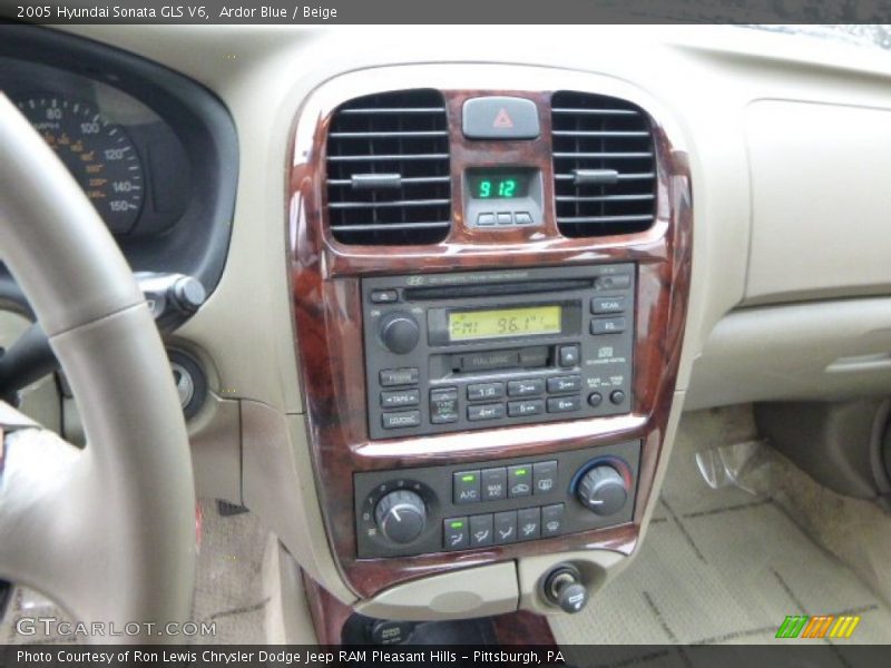 Ardor Blue / Beige 2005 Hyundai Sonata GLS V6