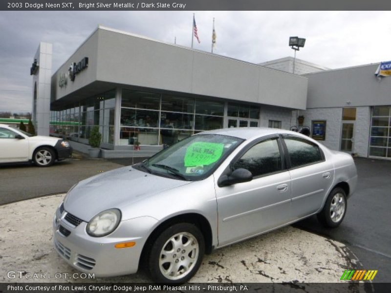 Bright Silver Metallic / Dark Slate Gray 2003 Dodge Neon SXT