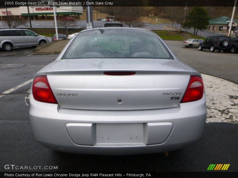 Bright Silver Metallic / Dark Slate Gray 2003 Dodge Neon SXT