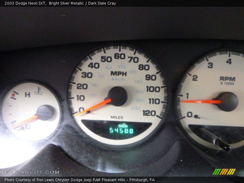 Bright Silver Metallic / Dark Slate Gray 2003 Dodge Neon SXT