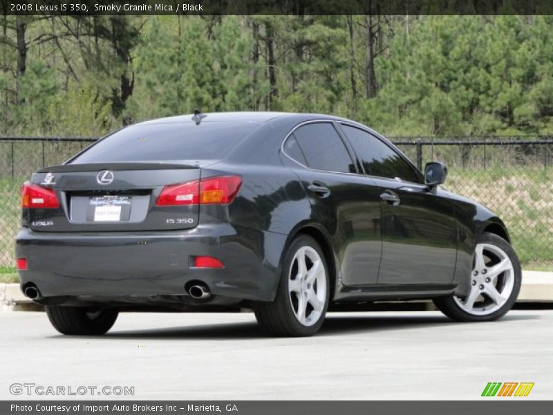 Smoky Granite Mica / Black 2008 Lexus IS 350