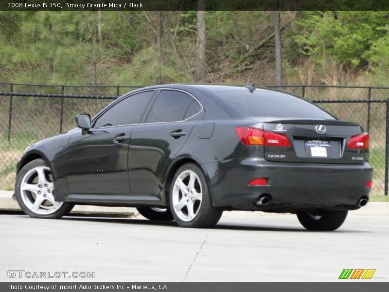 Smoky Granite Mica / Black 2008 Lexus IS 350