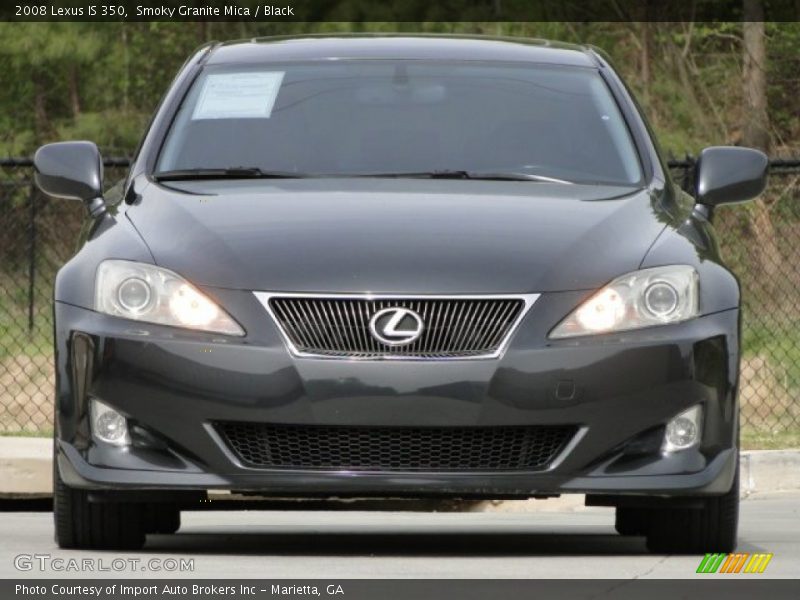 Smoky Granite Mica / Black 2008 Lexus IS 350