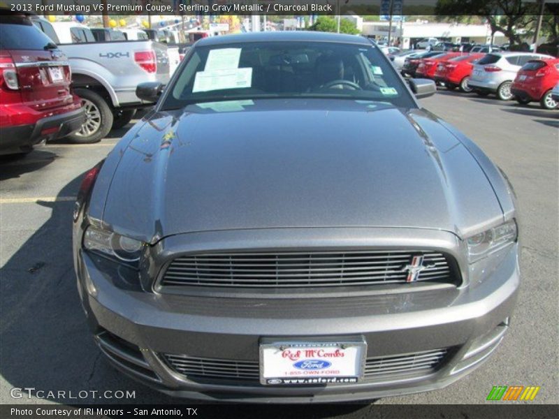 Sterling Gray Metallic / Charcoal Black 2013 Ford Mustang V6 Premium Coupe
