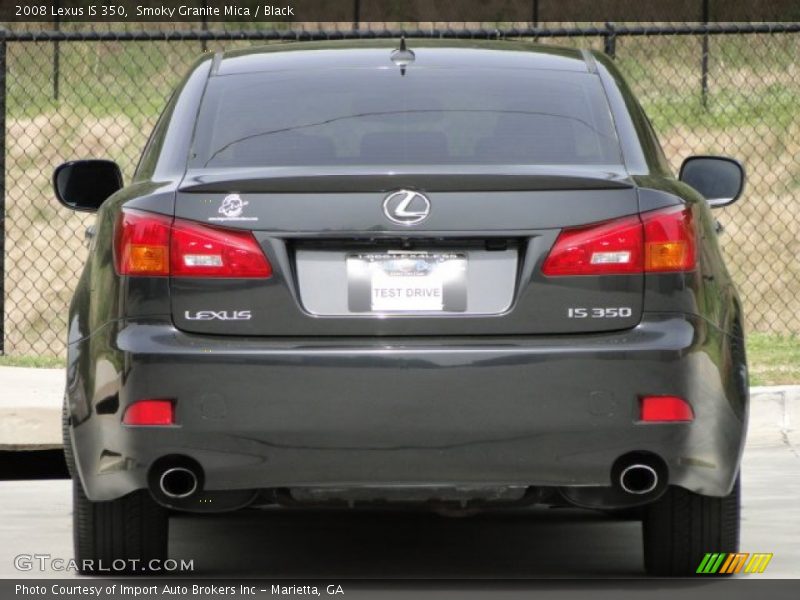 Smoky Granite Mica / Black 2008 Lexus IS 350