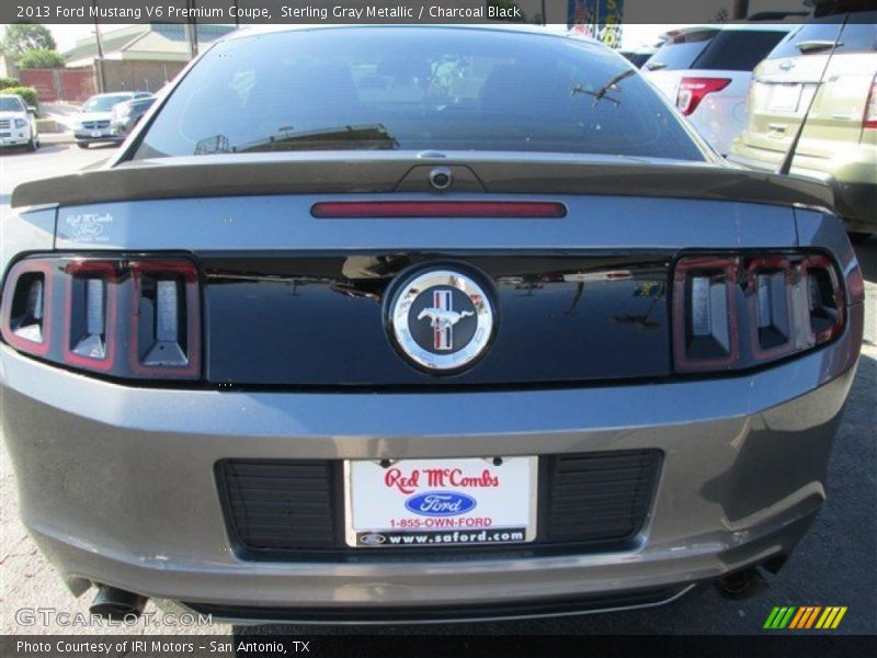 Sterling Gray Metallic / Charcoal Black 2013 Ford Mustang V6 Premium Coupe